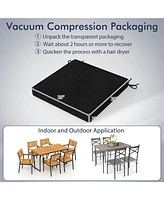 Outdoor Chair Cushion Set of 2 Waterproof Fade-Resistant Olefin Seat Cushions