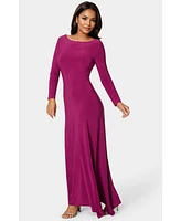 Bebe Women's Jersey Cowl Back Maxi Dress