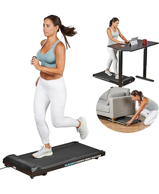 LifePro Walking Pad Treadmill – Compact Under Desk Treadmill with Bluetooth, Ultra-Quiet Design, 3.8 Mph Max Speed, 200 lb Capacity – Bl