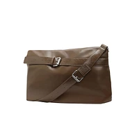 Women's The Tang-Buckle Tote Bag - Chocolate Brown