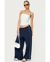 Edikted Womens Petite Autumn Sweatpants