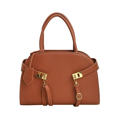 Women's The Large Meridian Hand Bag - Russet Brown