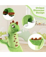 6V Kids Ride on Dinosaur with Foot Pedal and Padded Seat and Music