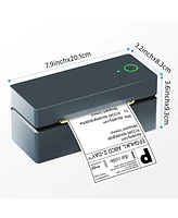 Polono Bluetooth Thermal Shipping Label Printer, Wireless 4x6 Shipping Label Printer for Small Business, Support iOS, Android, Windows and Mac, Compat