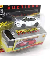 1/64 2006 Subaru Impreza Wrx White Mecum Johnny Lightning Storage Tin
