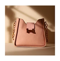 Women's The Monogram Small Shoulder Bag - Baby Pink