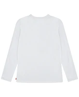 Levi's Big Girls Crochet Logo Long Sleeve T-Shirt