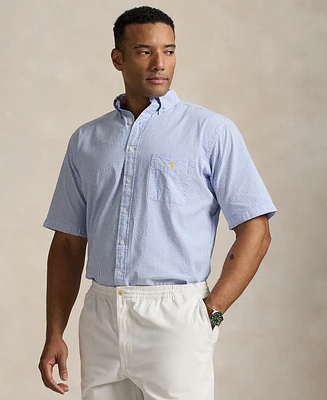 Polo Ralph Lauren Men's Big & Tall Seersucker Shirt