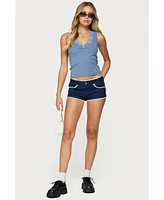 Edikted Women's Dionne Lacey Tank Top