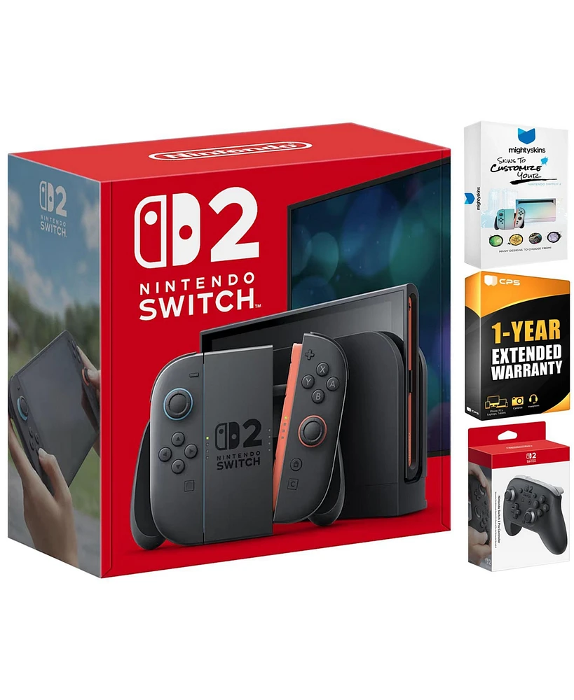 Nintendo Switch 2 Video Game Console with Pro Controller