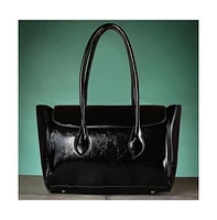 Women's The Large Medis Satchel Bag - Onyx Black