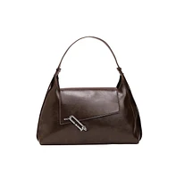 Women's The Large Slant-Flap Hobo Bag - Coffee Brown