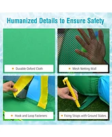Inflatable Water Slide Park with Upgraded Handrail without Blower