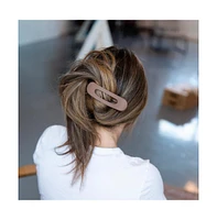 Mixed Size Flat Lay Clip Set - Brown