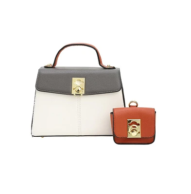 Women's The Curatus Satchel Bag - Moon Grey & Chalk White