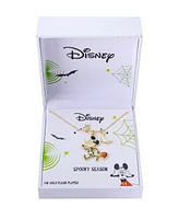 Disney Mickey Mouse Skeleton Halloween Pendant Necklace