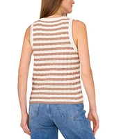 Sam & Jess Women's Striped Sleeveless Sweater