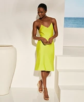 Lauren Ralph Women's Featherweight Charmeuse Slip Dress