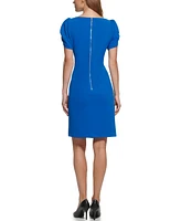 Karl Lagerfeld Paris Women's Short-Sleeve Sheath Dress