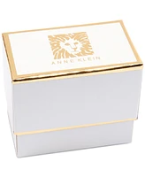 Anne Klein Gold-Tone 3-Pc. Set Flower Bangle Bracelet