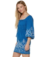 Roxy Juniors' Under The Palms Cotton Mini Dress