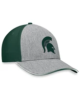 Top of the World Men's Heather Gray/Green Michigan State Spartans Merge Flex Hat
