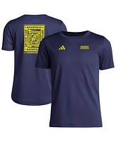 Adidas Big Boys and Girls Navy Nashville Sc Local Wrap T-Shirt