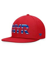 Fanatics Men's Red New York Rangers Authentic Pro Team Rink Snapback Hat
