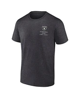 Fanatics Men's Charcoal Las Vegas Raiders Repeat Stats T-Shirt