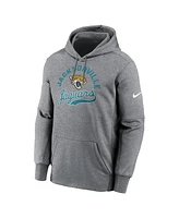 Nike Men's Heather Gray Jacksonville Jaguars Performance Fleece Pullover Hoodie