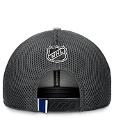 Fanatics Men's Gray Toronto Maple Leaf's Authentic Pro Home Ice Trucker Adjustable Hat