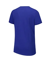G-iii 4Her by Carl Banks Women's Royal New York Giants Post Season V-Neck T-Shirt
