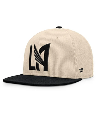 Fanatics Men's Cream Lafc Tempo Corduroy Snapback Hat