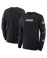 Fanatics Men's Black Carolina Hurricanes Boxed Legacy Long Sleeve T-Shirt