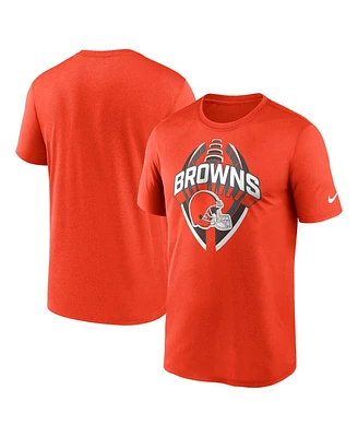 Nike Men's Orange Cleveland Browns Legend Icon Performance T-Shirt