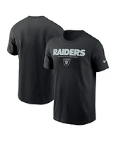 Nike Men's Black Las Vegas Raiders Sideline Performance T-Shirt