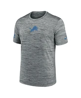 Nike Men's Gray Detroit Lions Big Tall Sideline Velocity Performance T-Shirt