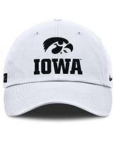 Nike Men's White Iowa Hawkeyes 2025 Sideline Club Adjustable Hat