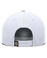 Fanatics Men's White Boston Bruins Rope A-Frame Adjustable Hat