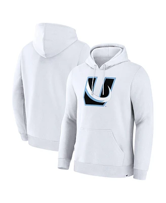 Fanatics Men's White Utah Mammoth Alternate Logo Legacy Fleece Pullover Hoodie