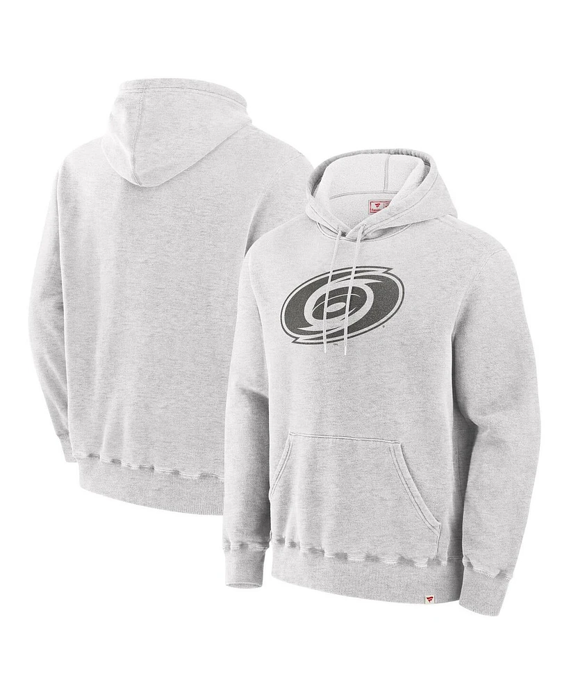 Fanatics Men's Cream Carolina Hurricanes Made Canada Pullover Hoodie