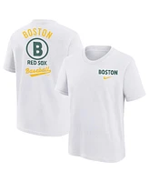 Nike Big Boys and Girls White Boston Red Sox 2025 City Connect T-Shirt
