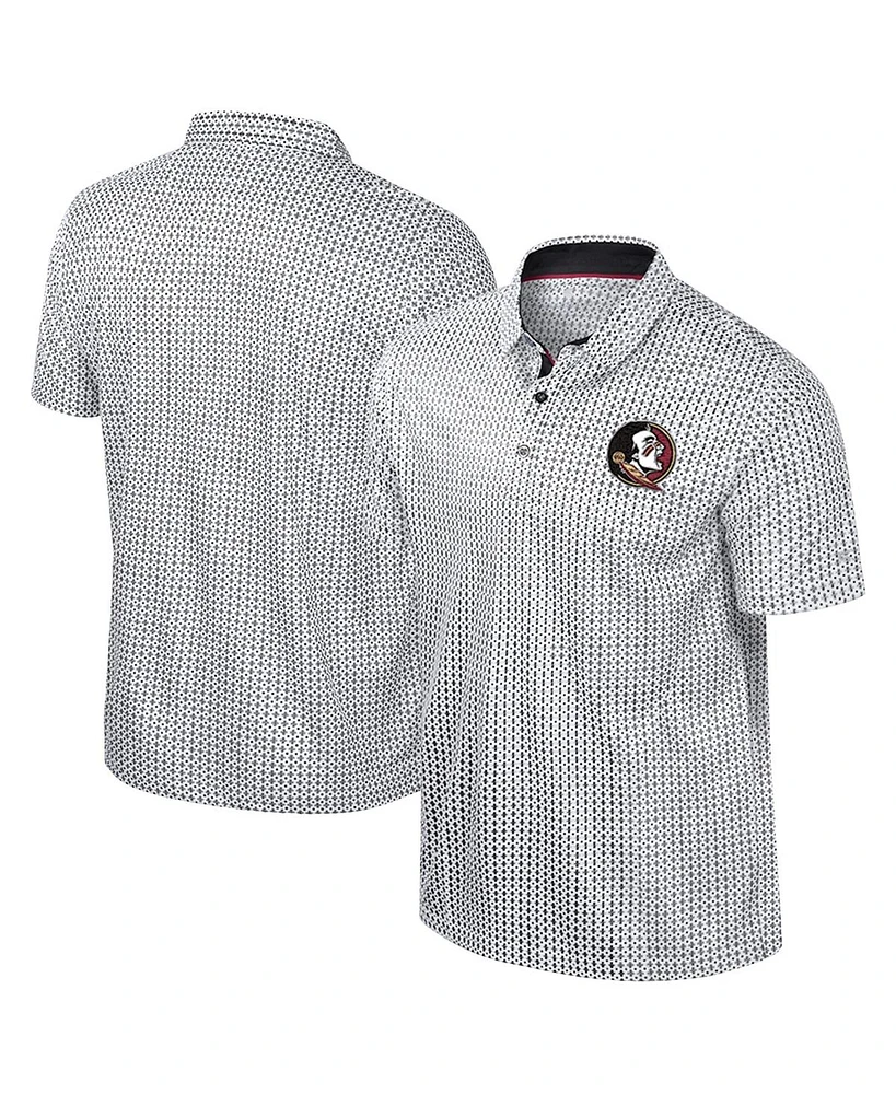 Colosseum Men's Black Florida State Seminoles Big Tall Marty Rival Polo Shirt