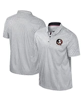 Colosseum Men's Black Florida State Seminoles Big Tall Marty Rival Polo Shirt