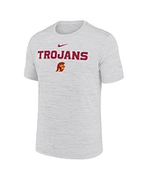 Nike Men's Ash Usc Trojans 2025 Sideline Velocity Performance T-Shirt