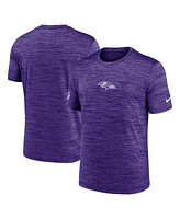 Nike Men's Purple Baltimore Ravens Sideline Velocity Performance T-Shirt