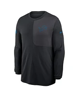 Nike Men's Detroit Lions Sideline Coach Uv Performance Long Sleeve T-Shirt