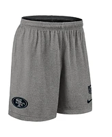Nike Men's Black San Francisco 49ers Sideline Reversible Performance Shorts