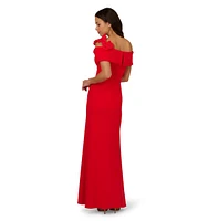Adrianna Papell Women's Asymmetric Mermaid Dress