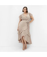 City Chic Plus Size Flirty Jen Maxi Dress